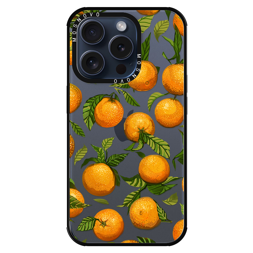Tangerine Phone Case - iPhone 15 Pro Case - MOSNOVO