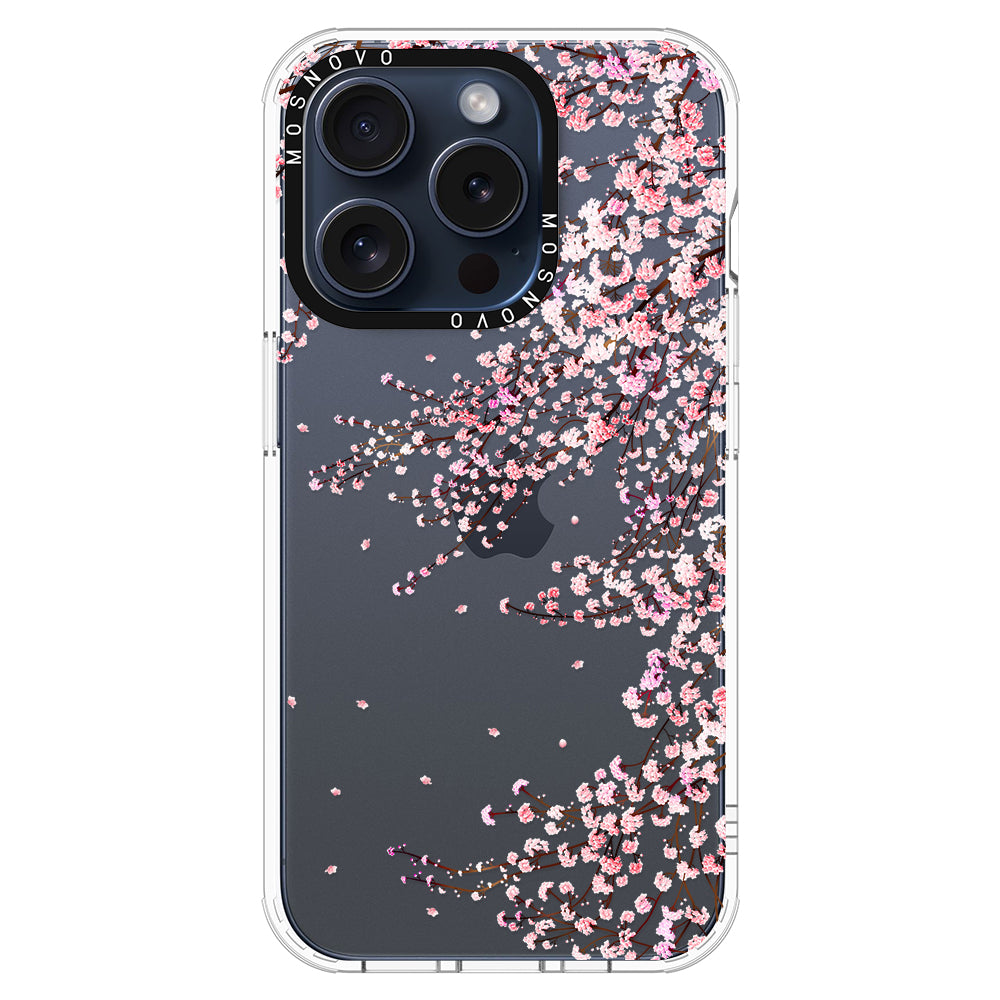 Cherry Blossom Phone Case - iPhone 15 Pro Case - MOSNOVO