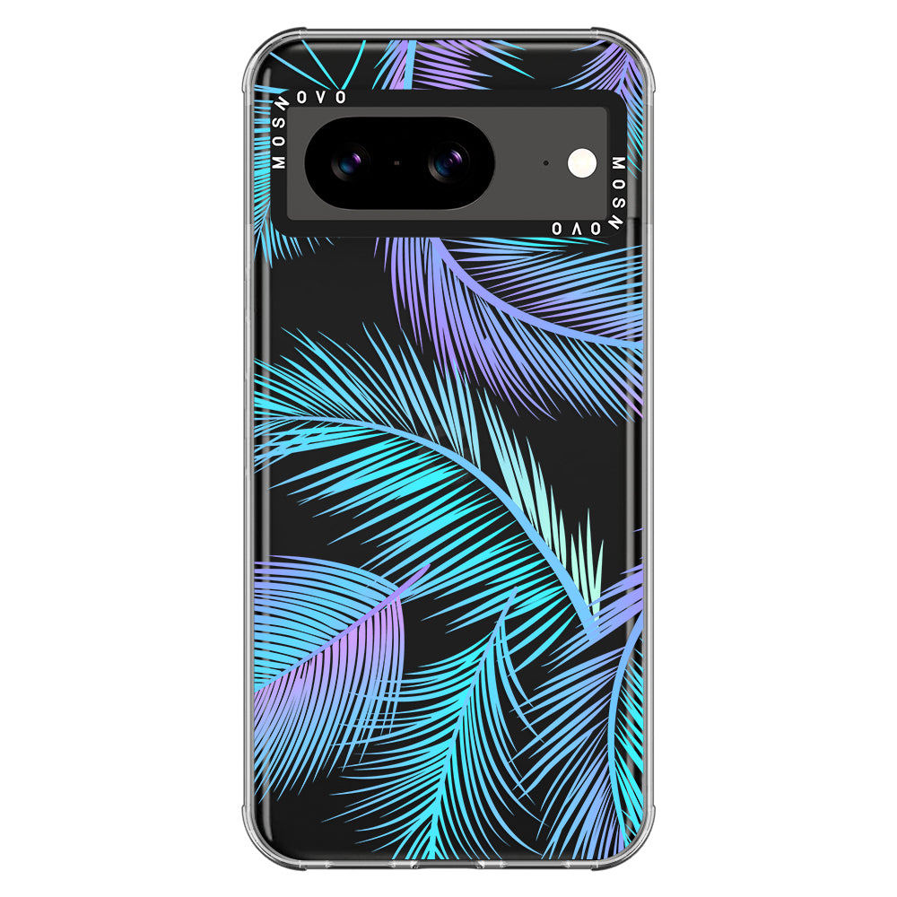 Gradient Tropical Palm Leaf Phone Case - Google Pixel 8 Case - MOSNOVO