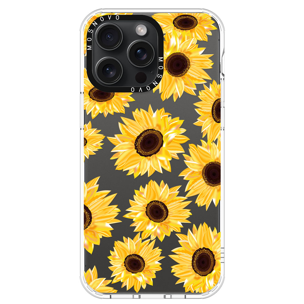 Sunflowers Phone Case - iPhone 15 Pro Max Case - MOSNOVO