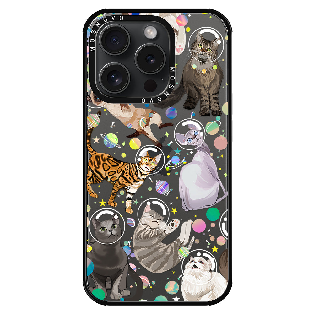 Space Cat Phone Case - iPhone 15 Pro Case - MOSNOVO