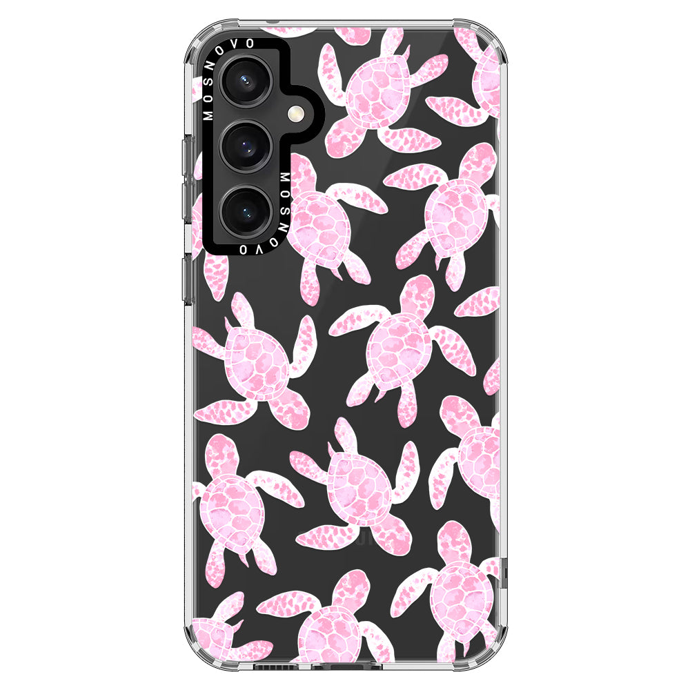 Pink Turtle Phone Case - Samsung Galaxy S23 FE Case