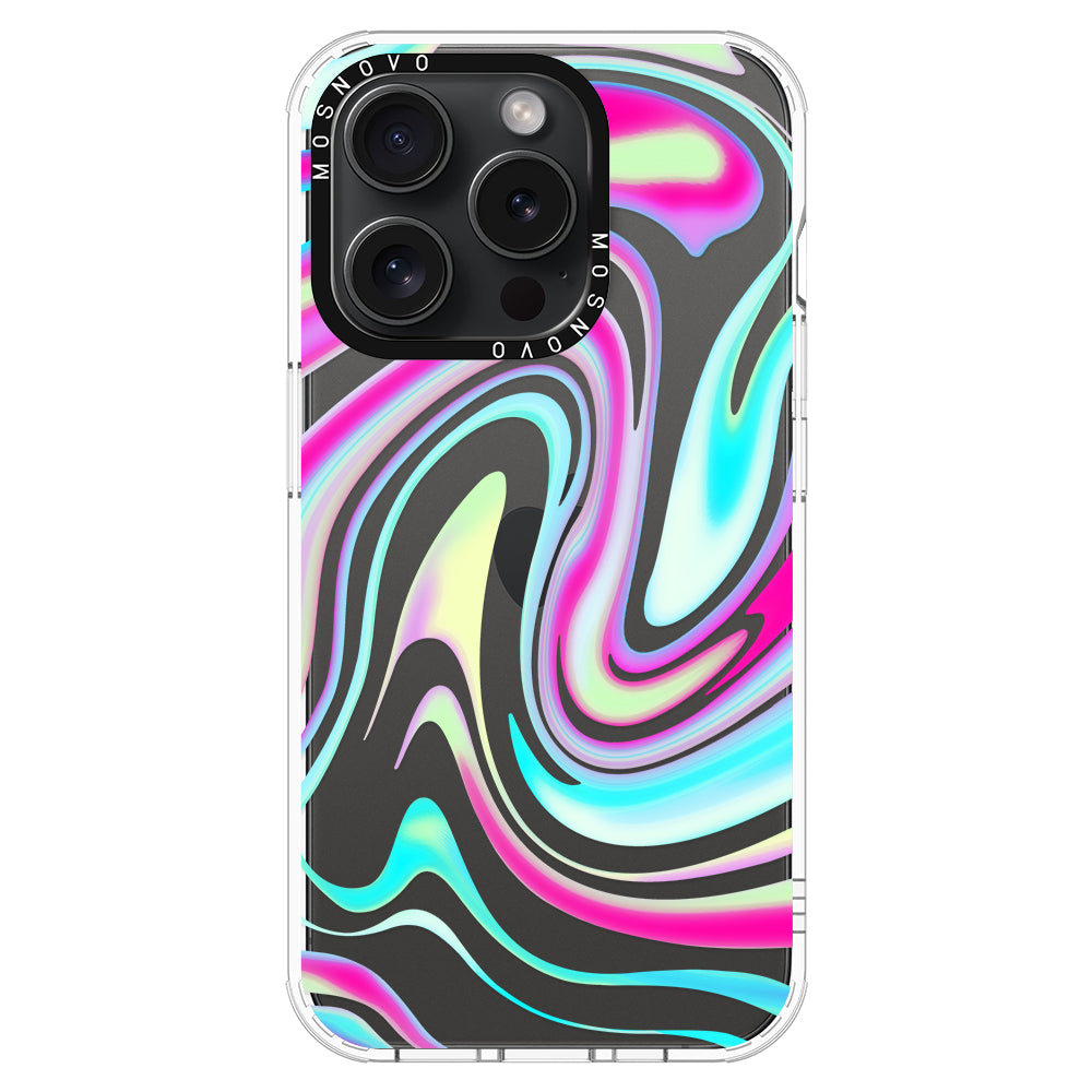 Psychedelic Swirls Phone Case - iPhone 15 Pro Case - MOSNOVO