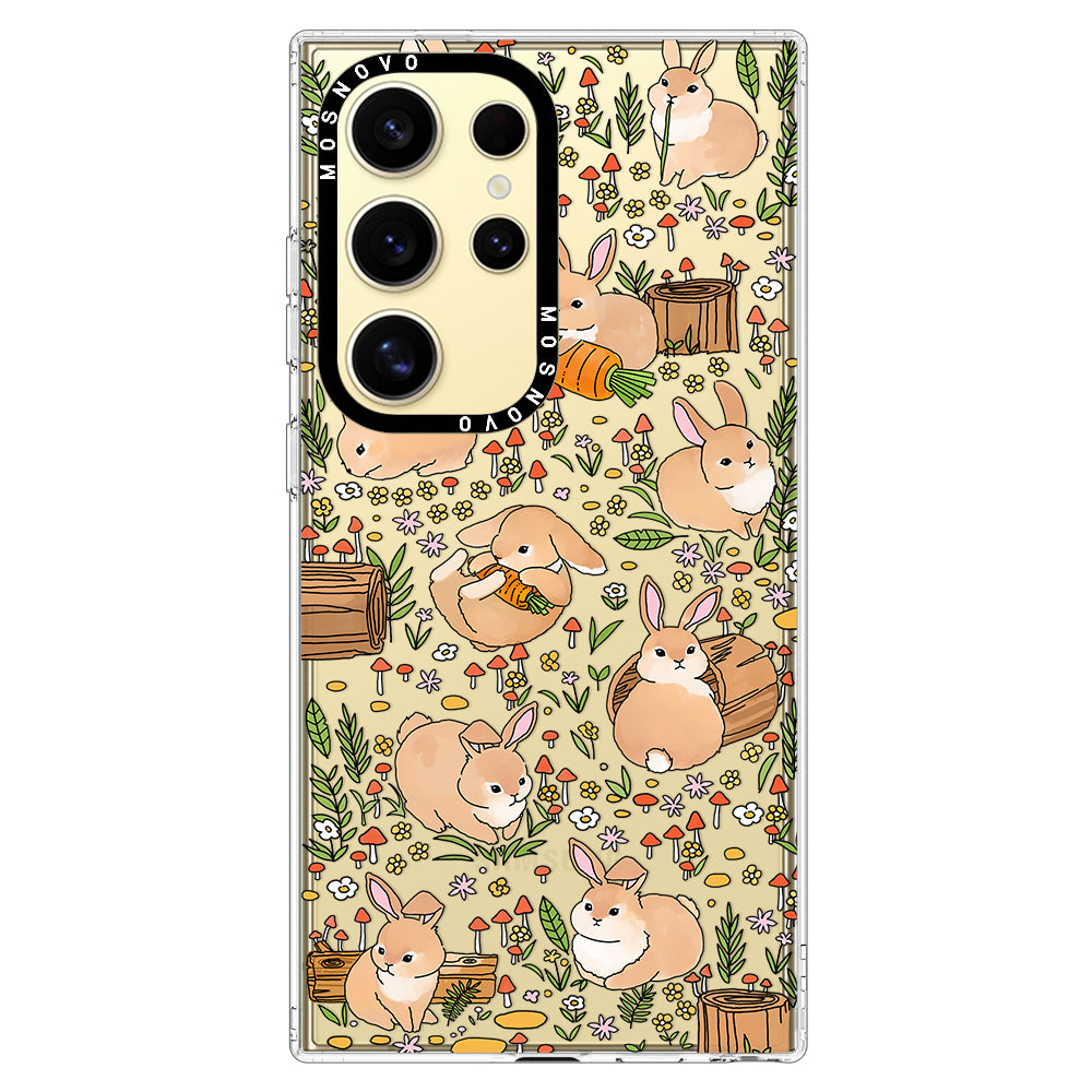 Bunny Garden Phone Case - Samsung Galaxy S24 Ultra Case - MOSNOVO