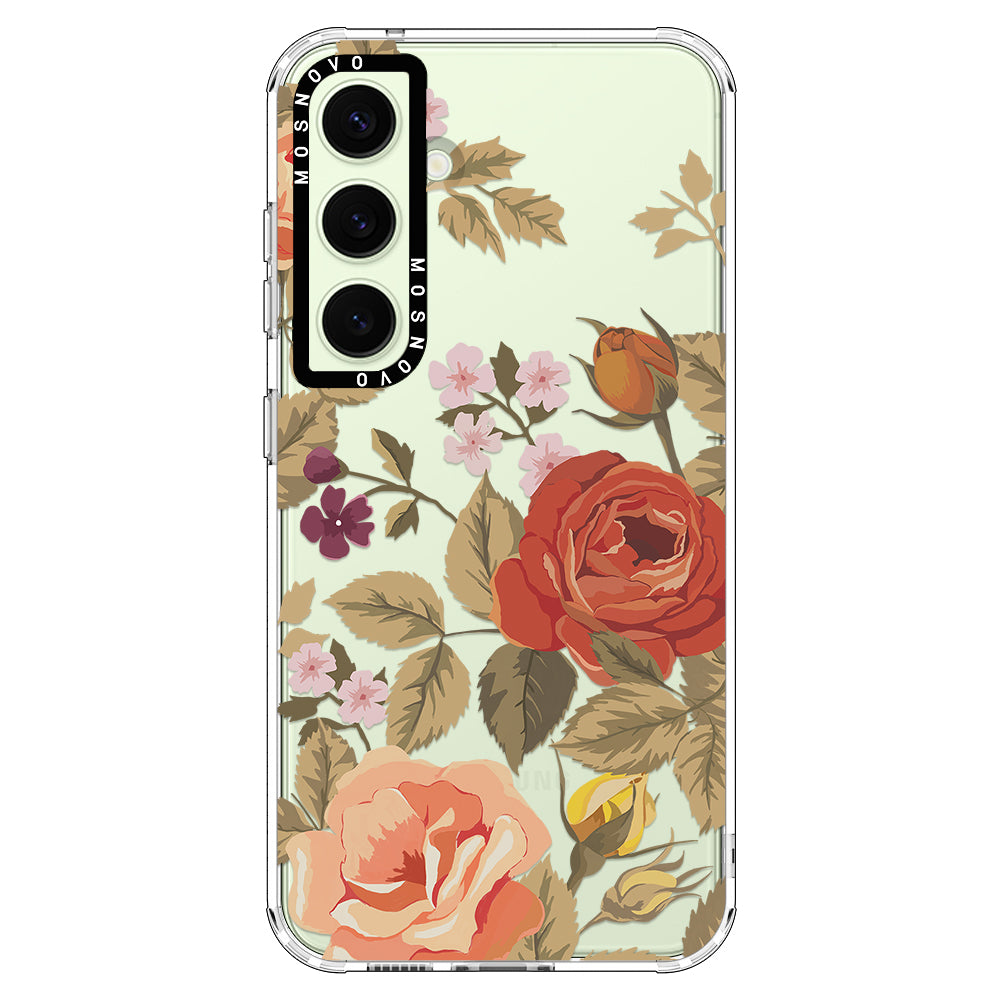 Vintage Roses Phone Case - Samsung Galaxy S24 Plus Case - MOSNOVO