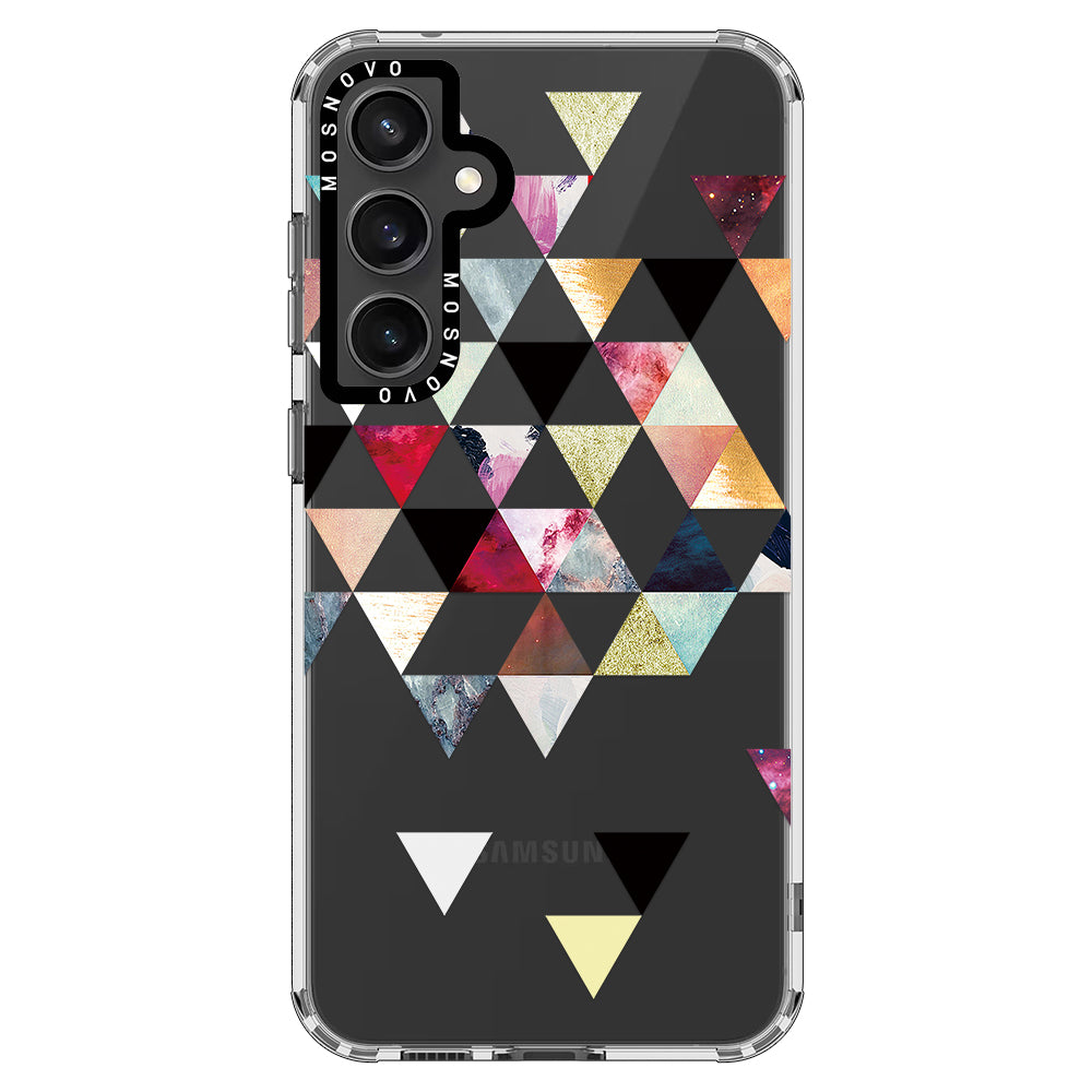 Triangles Stone Marble Phone Case - Samsung Galaxy S23 FE Case