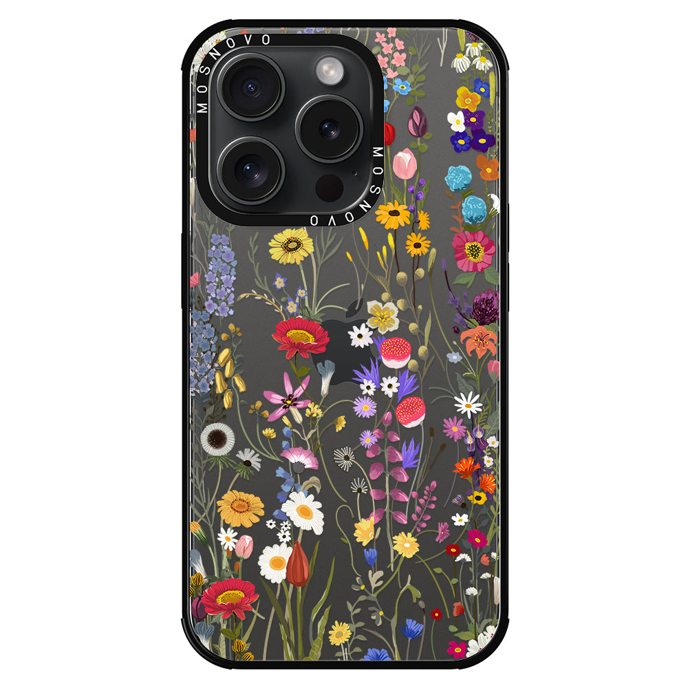 Summer Meadow Phone Case - iPhone 15 Pro Case - MOSNOVO