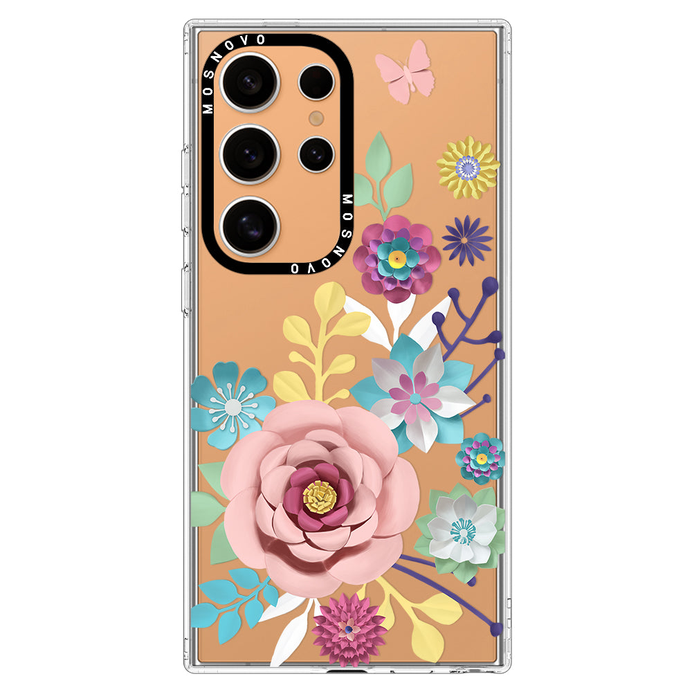 3D Floral Phone Case - Samsung Galaxy S24 Ultra Case - MOSNOVO