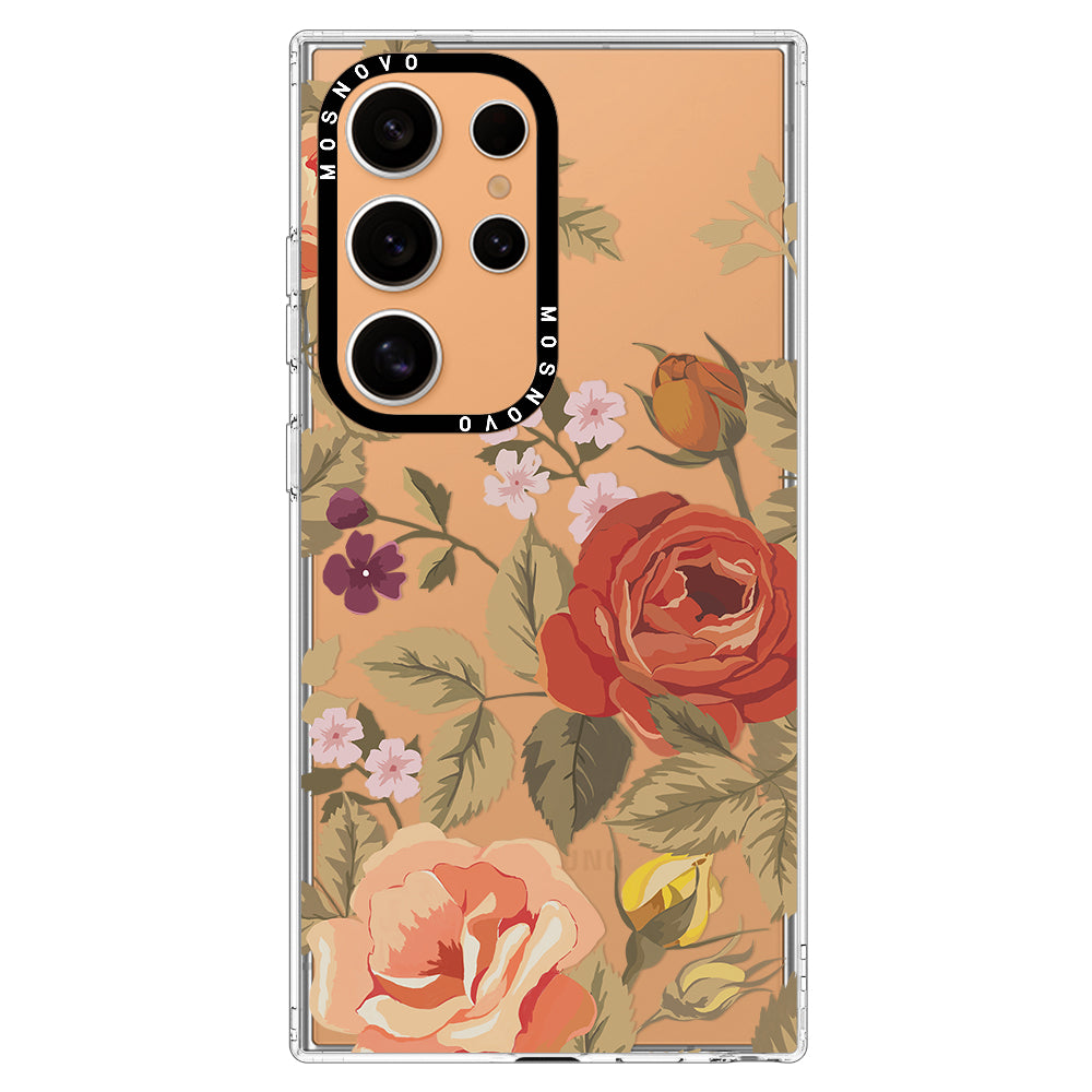 Vintage Roses Phone Case - Samsung Galaxy S24 Ultra Case - MOSNOVO