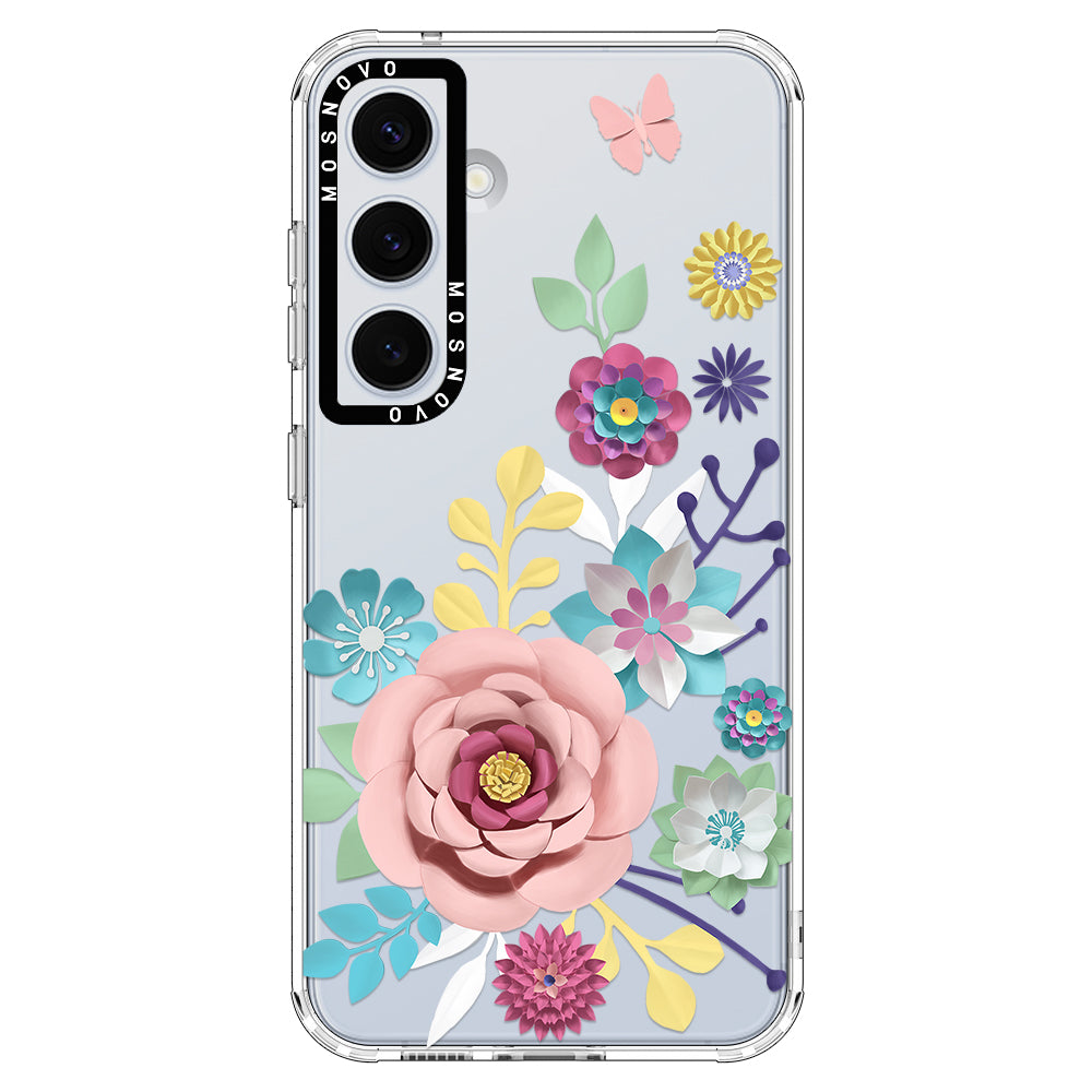 3D Floral Phone Case - Samsung Galaxy S24 Plus Case - MOSNOVO