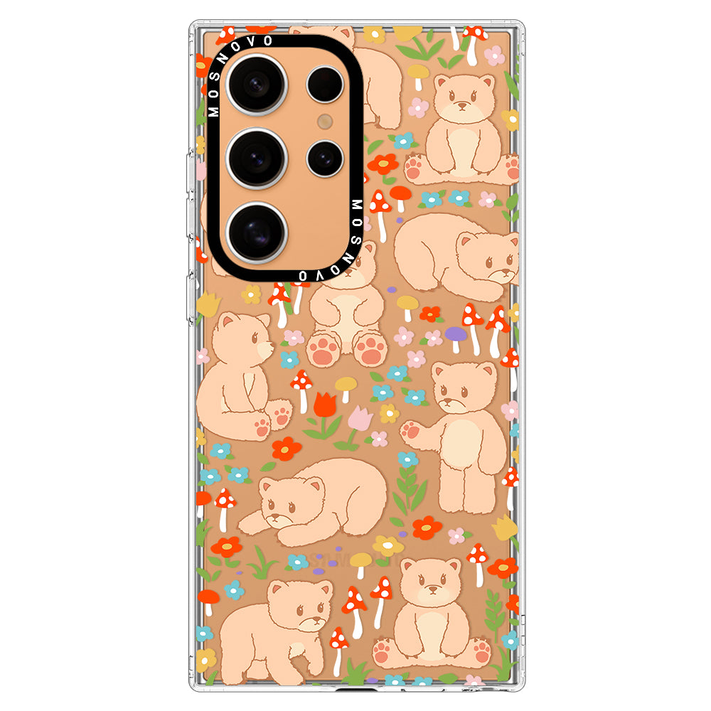 Cute Bear Phone Case - Samsung Galaxy S24 Ultra Case - MOSNOVO