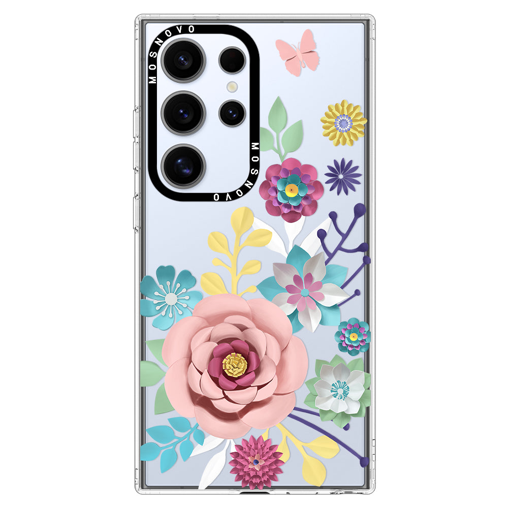 3D Floral Phone Case - Samsung Galaxy S24 Ultra Case - MOSNOVO