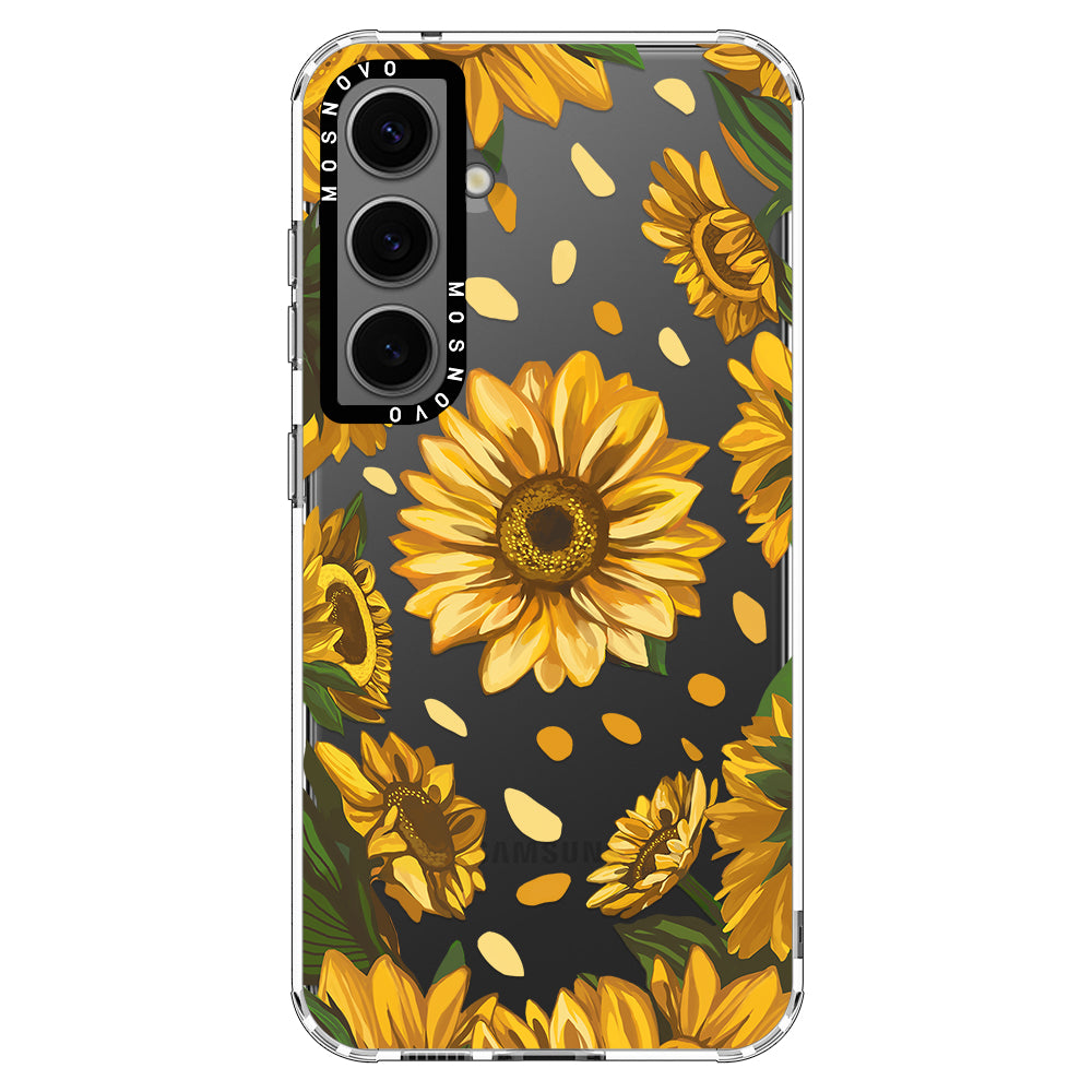 Sunflower Garden Phone Case - Samsung Galaxy S24 Case - MOSNOVO