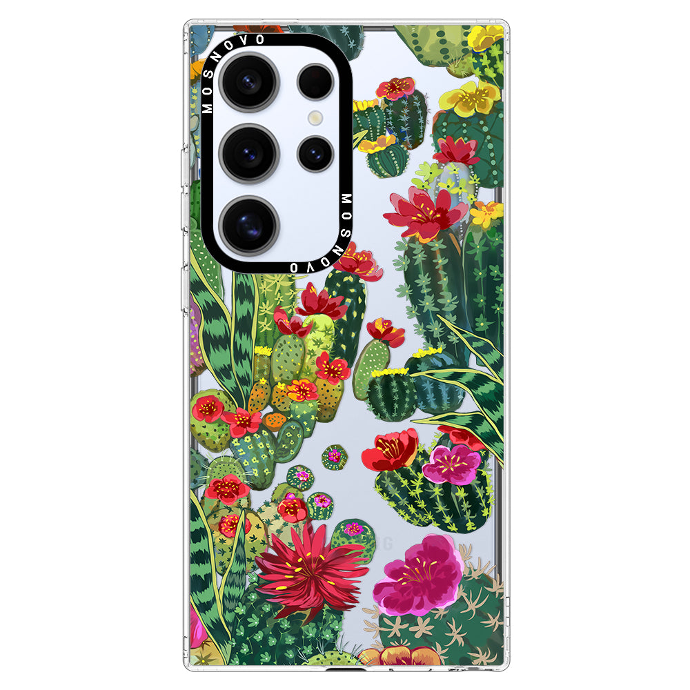 Cactus Garden Phone Case - Samsung Galaxy S24 Ultra Case - MOSNOVO