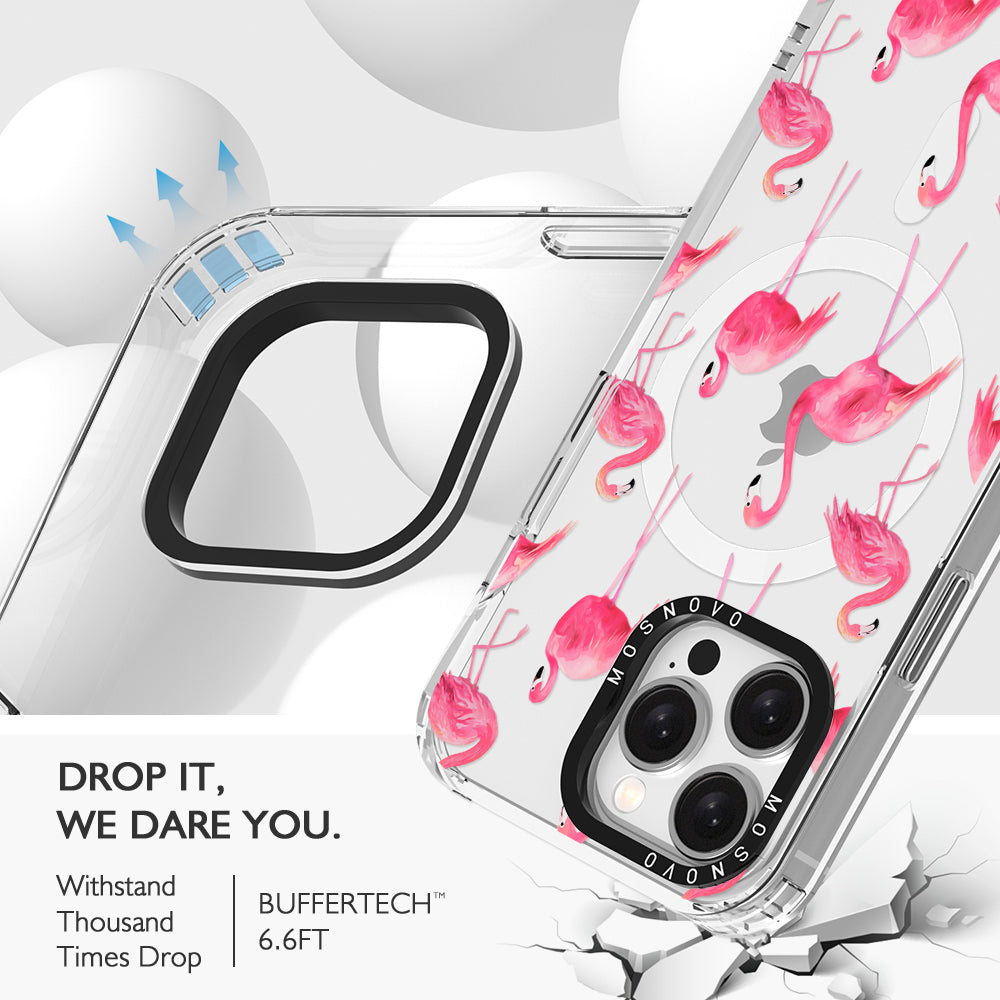 Flamingo Phone Case - iPhone 15 Pro Max Case - MOSNOVO
