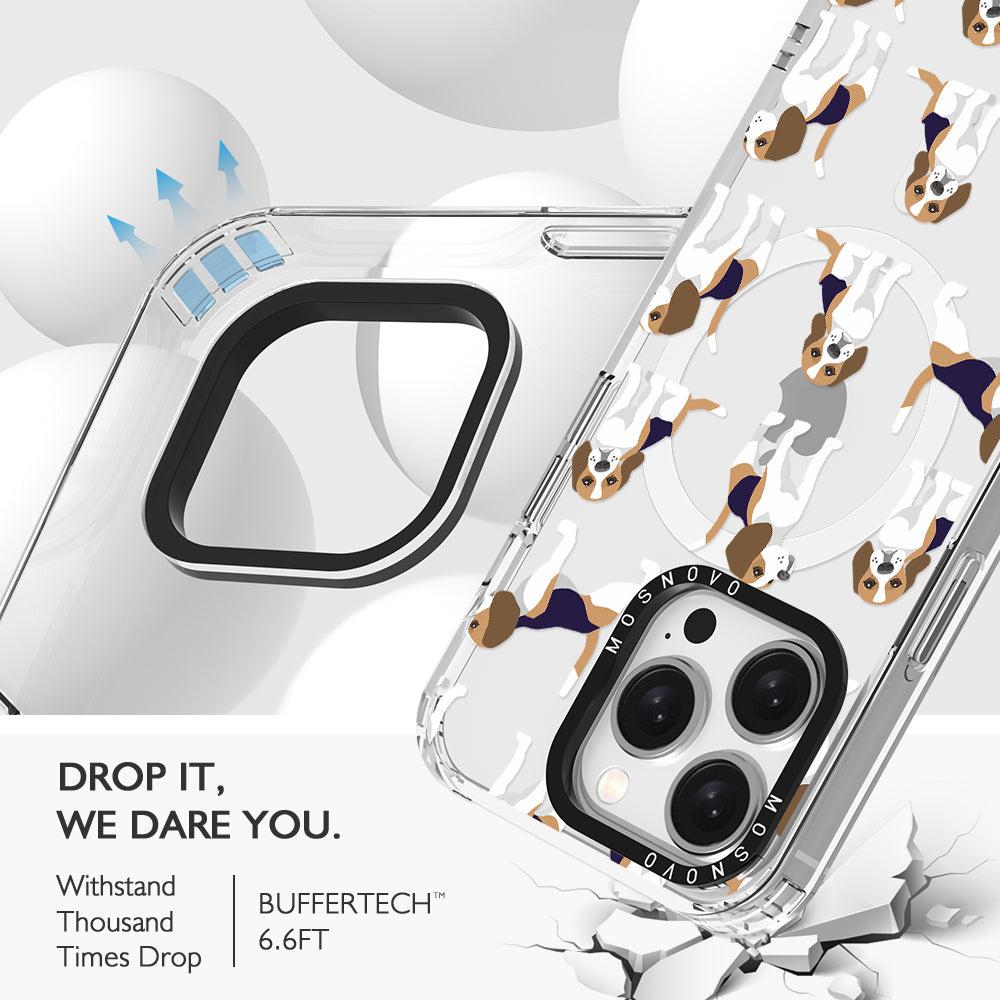 Cute Beagles Phone Case - iPhone 15 Pro Case - MOSNOVO