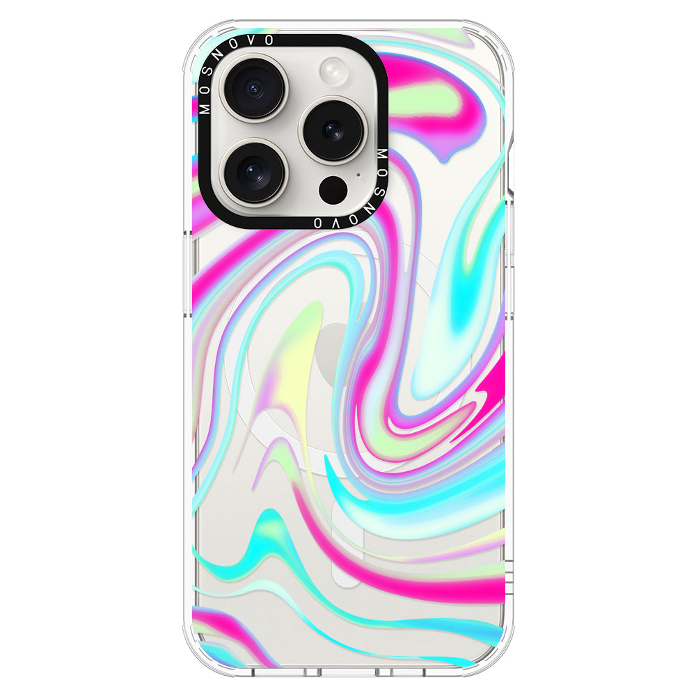 Psychedelic Swirls Phone Case - iPhone 15 Pro Case - MOSNOVO