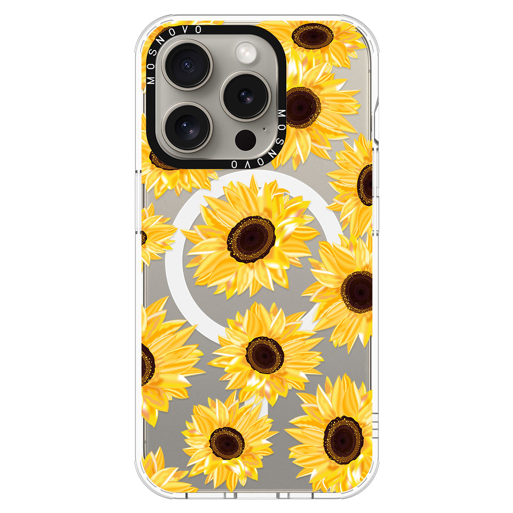 Sunflowers Phone Case - iPhone 15 Pro Case - MOSNOVO