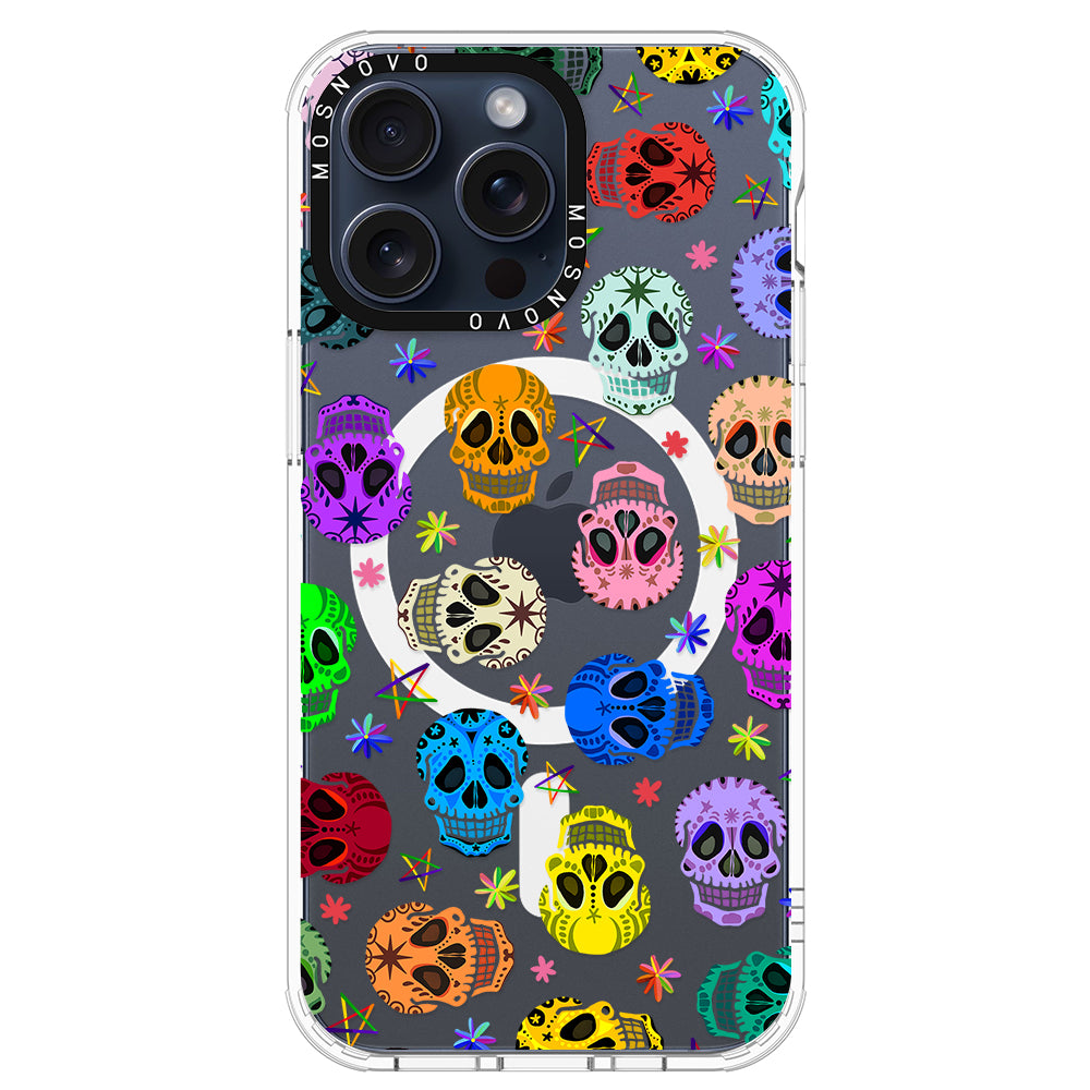 Skull Phone Case - iPhone 15 Pro Max Case - MOSNOVO