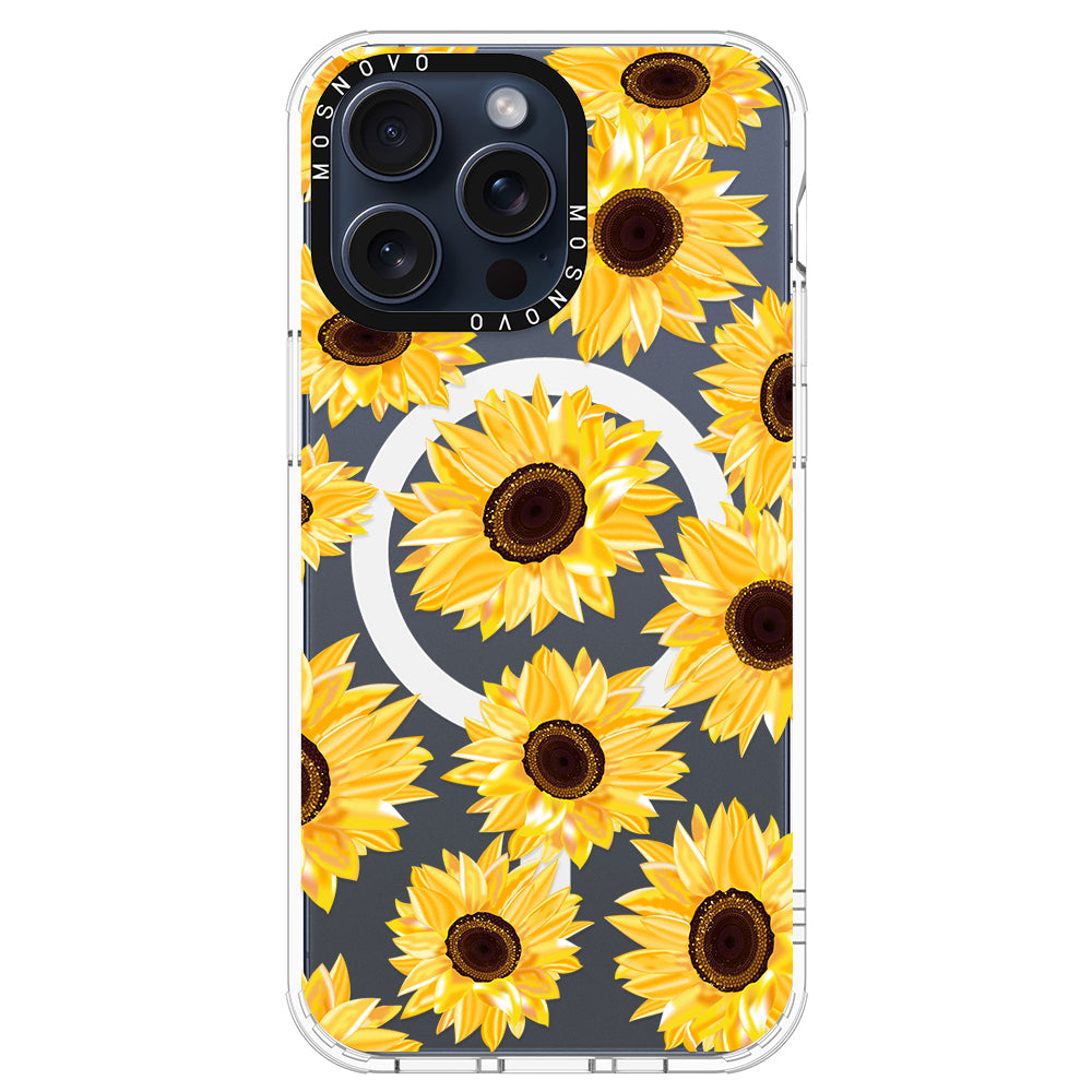 Sunflowers Phone Case - iPhone 15 Pro Max Case - MOSNOVO