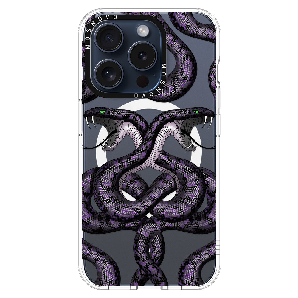 Mystery Snake Phone Case - iPhone 15 Pro Case - MOSNOVO