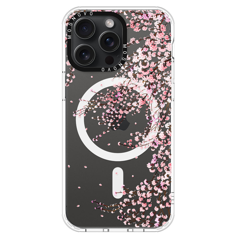 Cherry Blossom Phone Case - iPhone 15 Pro Max Case - MOSNOVO