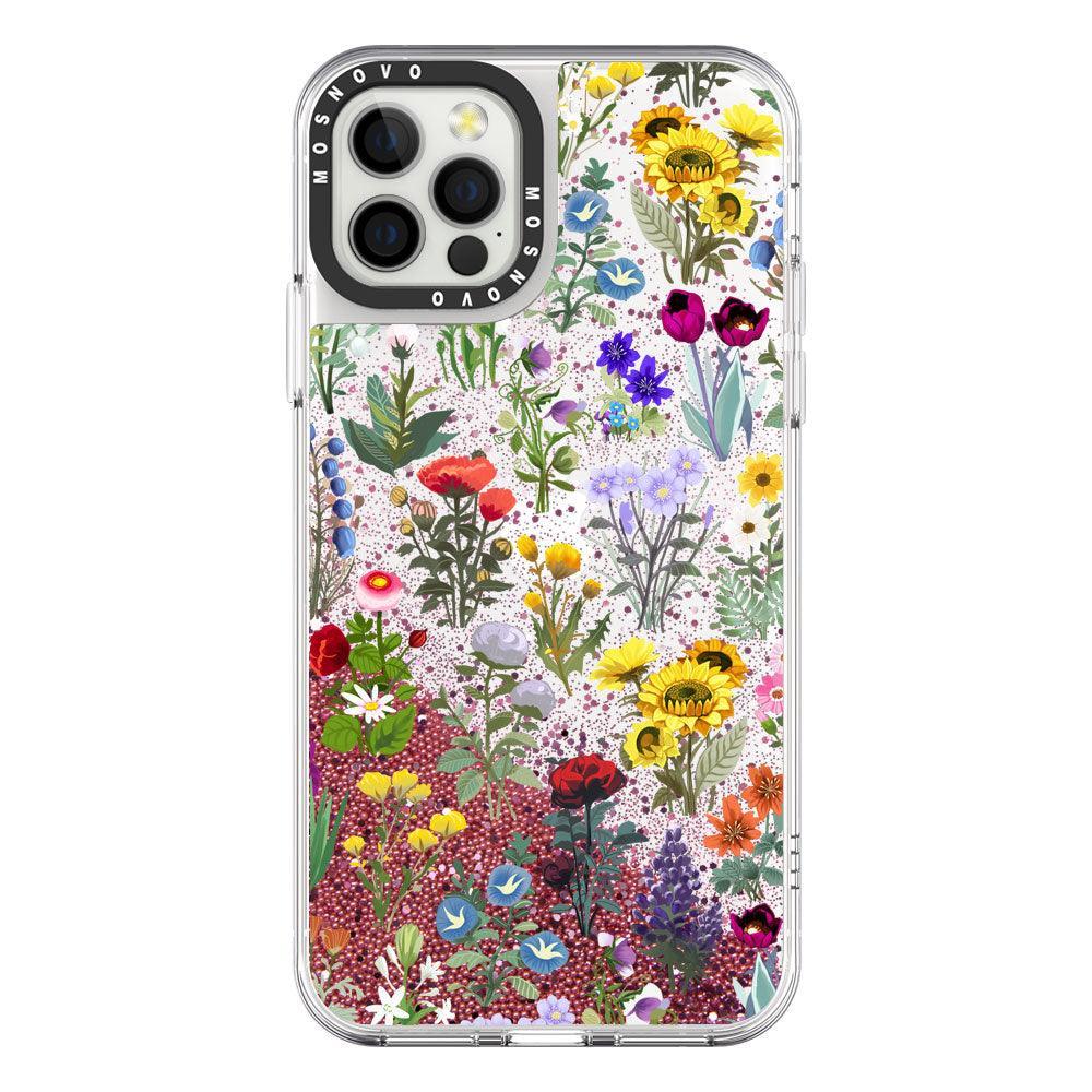 A Colorful Summer Glitter Phone Case - iPhone 12 Pro Max Case - MOSNOVO