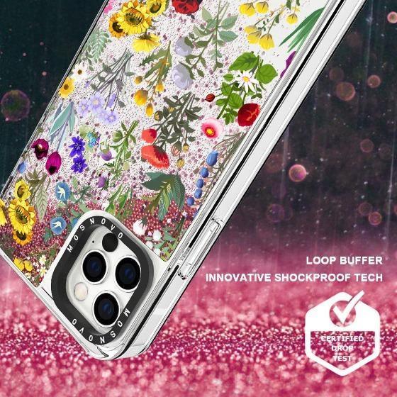 A Colorful Summer Glitter Phone Case - iPhone 12 Pro Max Case - MOSNOVO