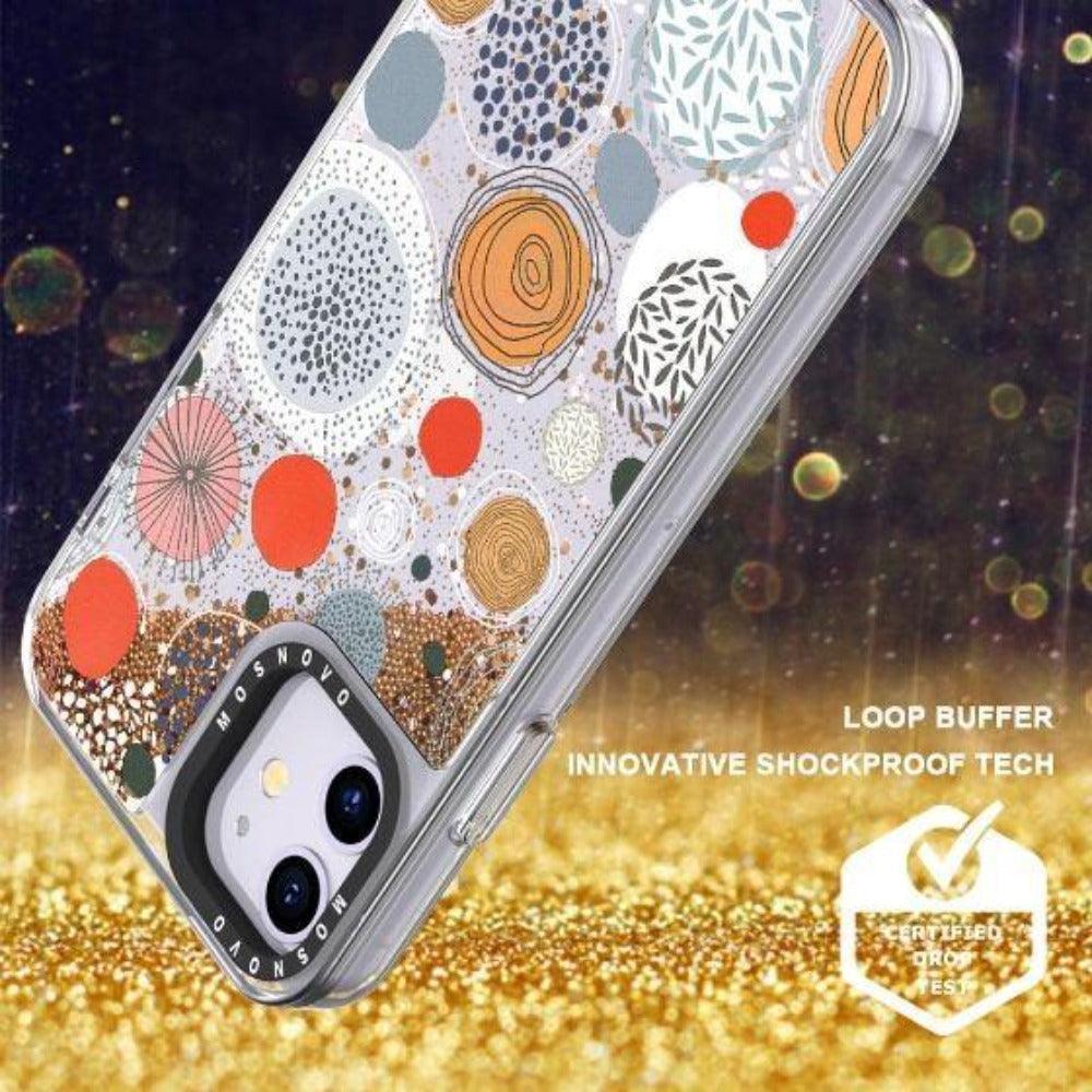 Abstract Art Glitter Phone Case - iPhone 11 Case - MOSNOVO