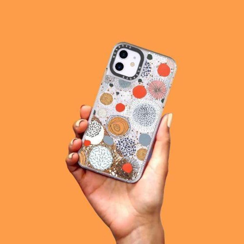 Abstract Art Glitter Phone Case - iPhone 11 Case - MOSNOVO