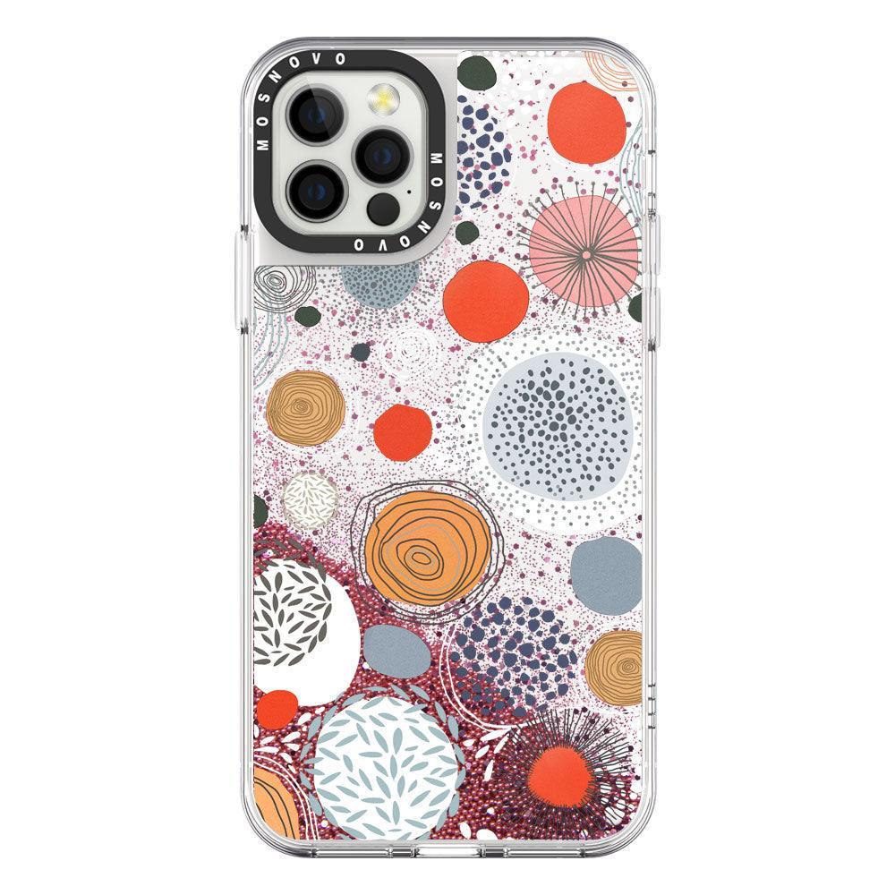 Abstract Art Glitter Phone Case - iPhone 12 Pro Case - MOSNOVO