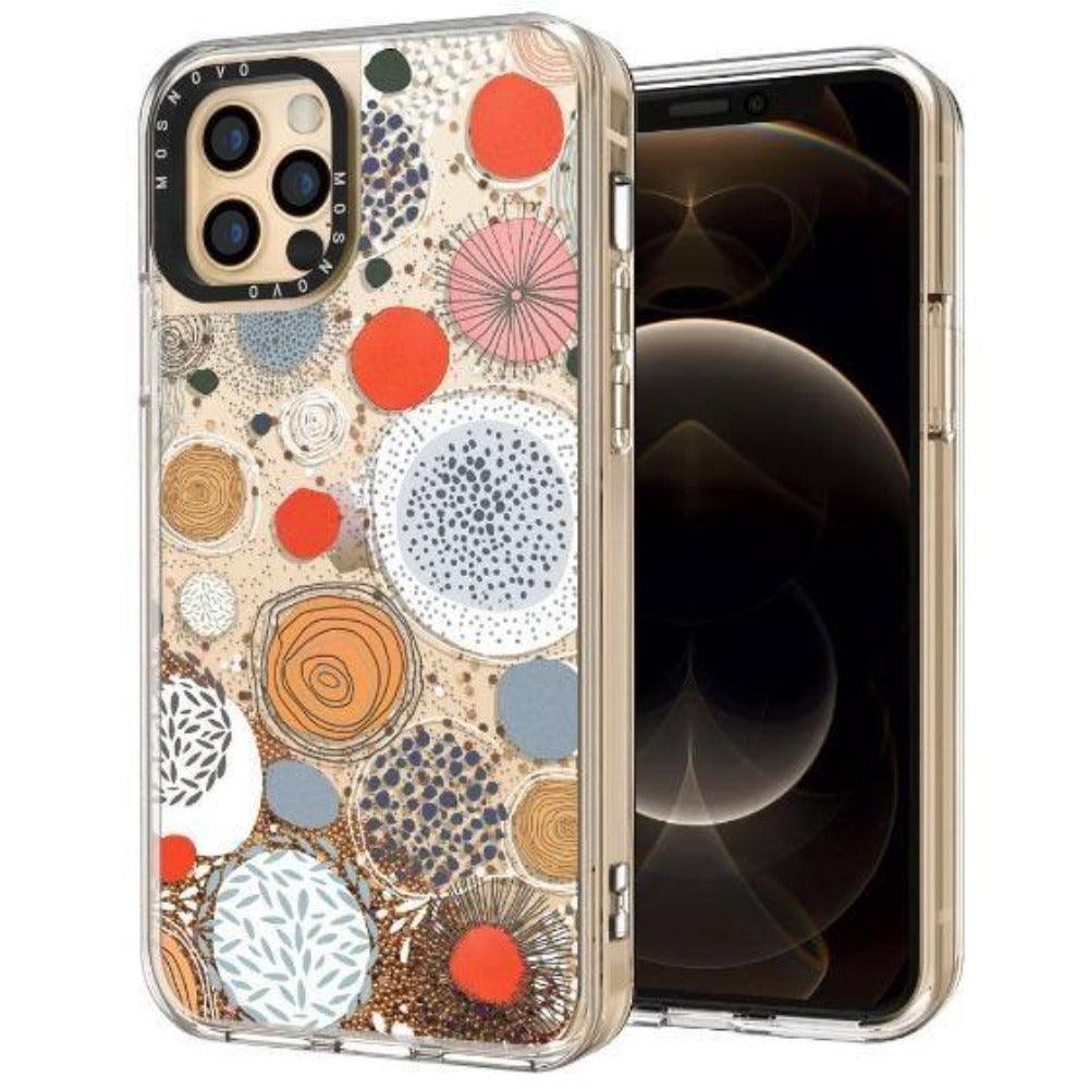 Abstract Art Glitter Phone Case - iPhone 12 Pro Max Case - MOSNOVO