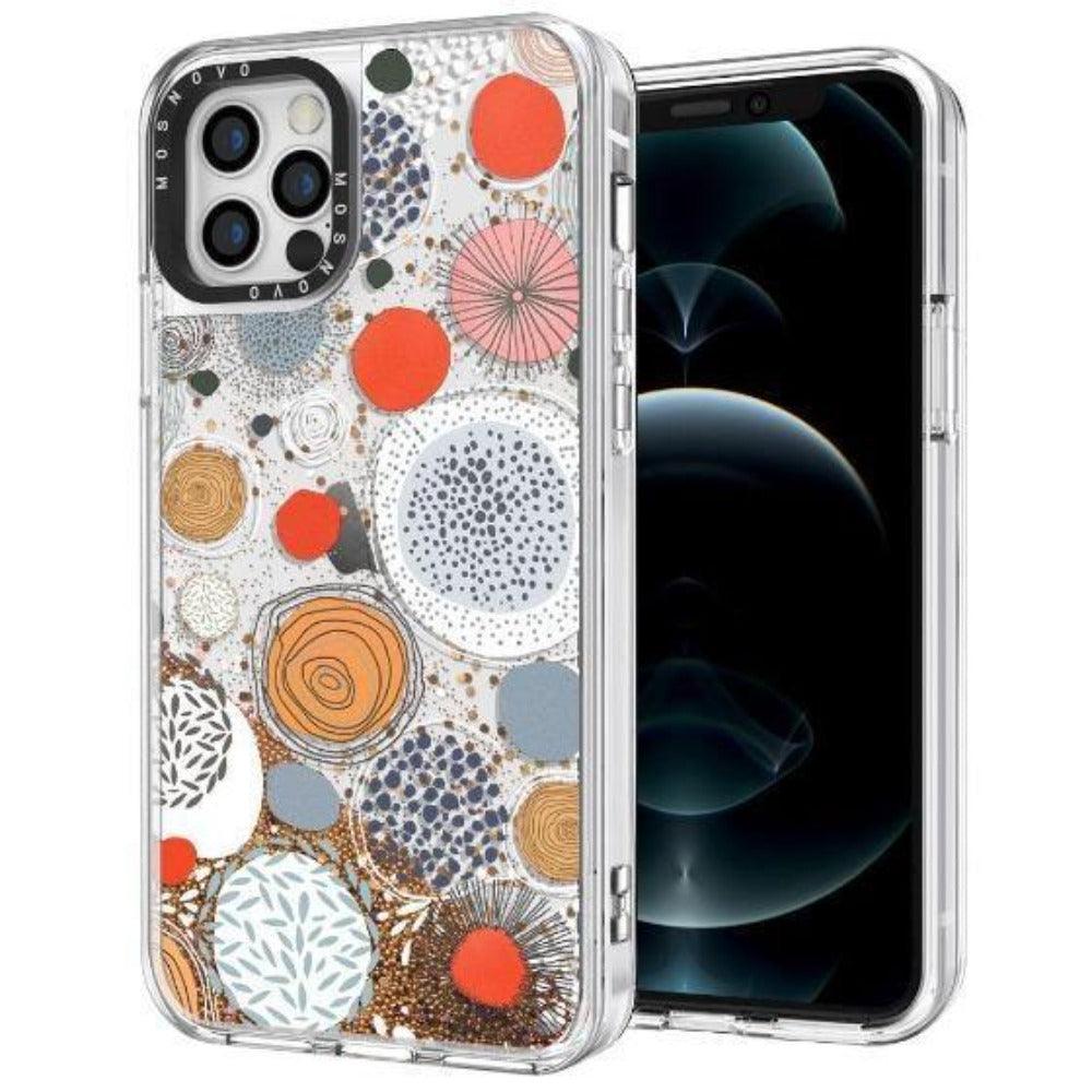 Abstract Art Glitter Phone Case - iPhone 12 Pro Max Case - MOSNOVO