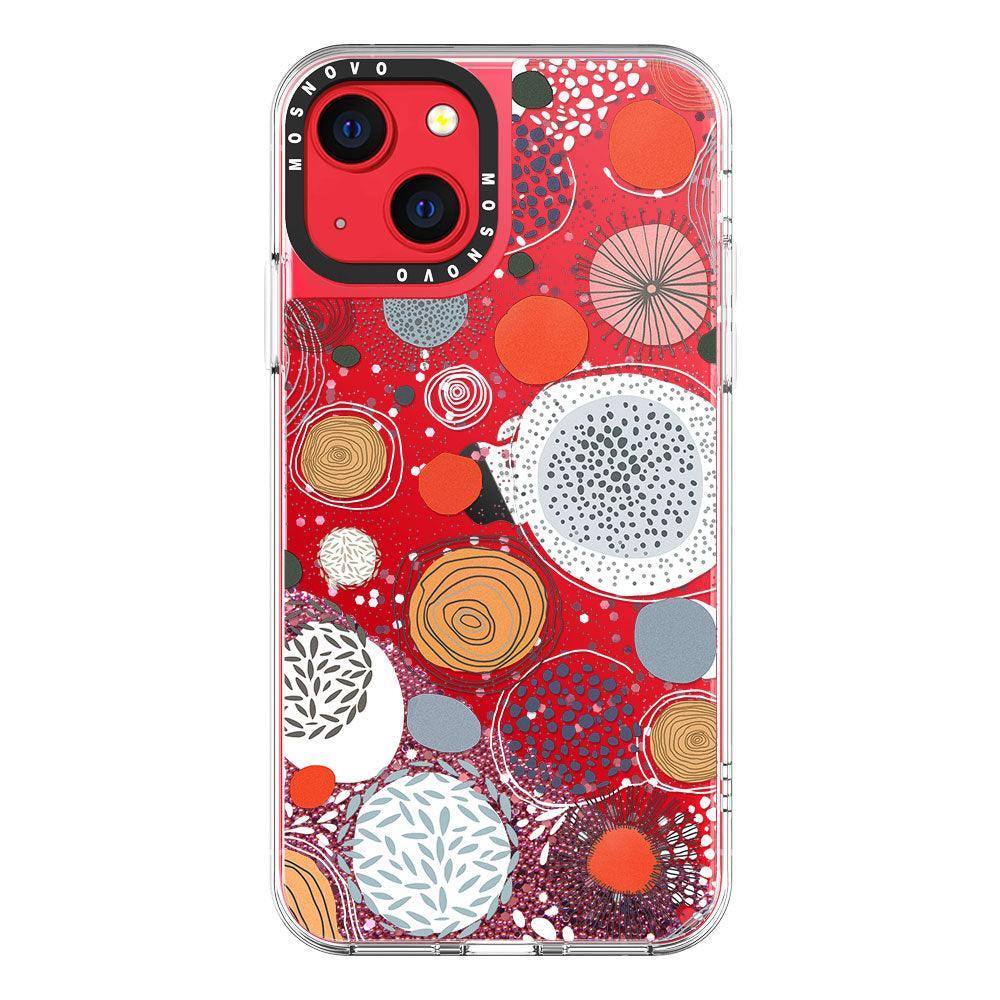 Abstract Art Glitter Phone Case - iPhone 13 Case - MOSNOVO