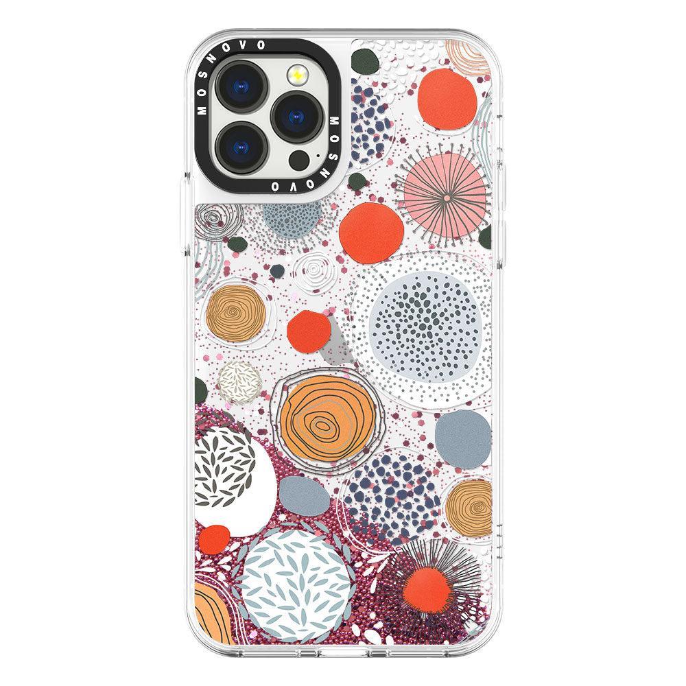Abstract Art Glitter Phone Case - iPhone 13 Pro Max Case - MOSNOVO