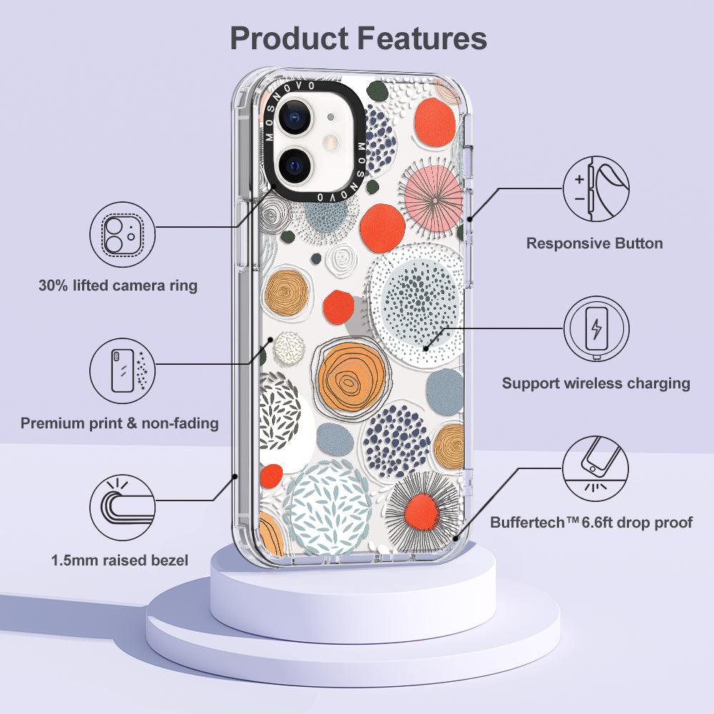 Abstract Art Phone Case - iPhone 12 Mini Case - MOSNOVO