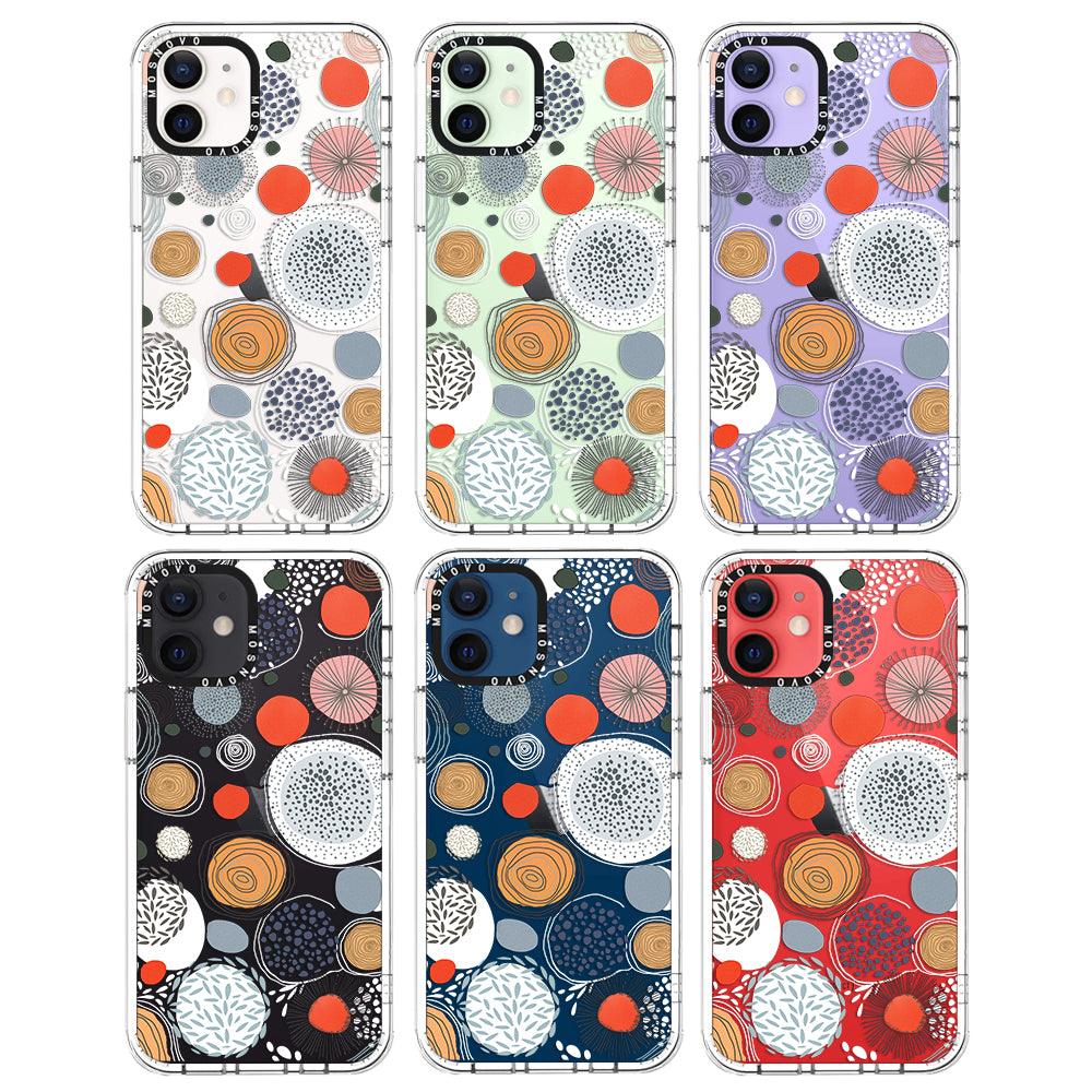 Abstract Art Phone Case - iPhone 12 Mini Case - MOSNOVO