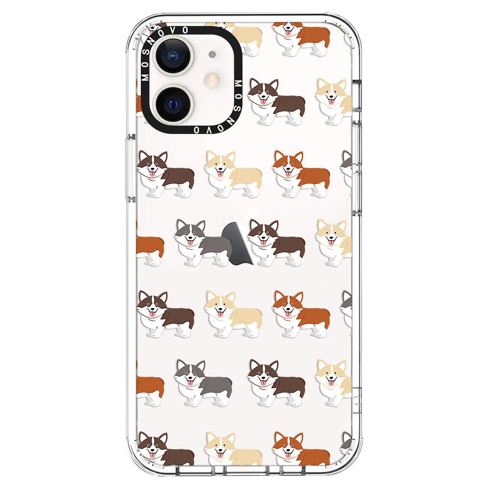 Cute Corgi Phone Case - iPhone 12 Case - MOSNOVO