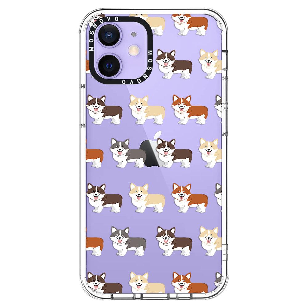 Cute Corgi Phone Case - iPhone 12 Case - MOSNOVO