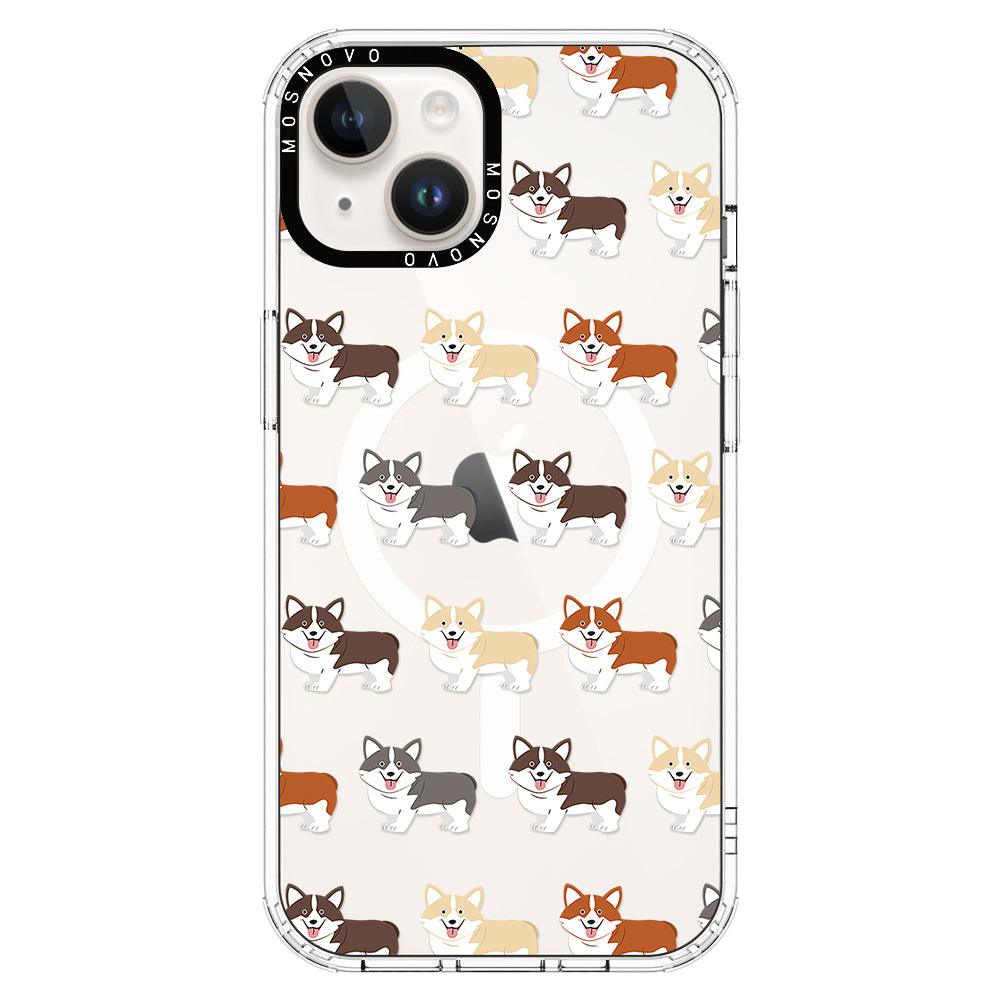 Cute Corgi Phone Case - iPhone 14 Case - MOSNOVO