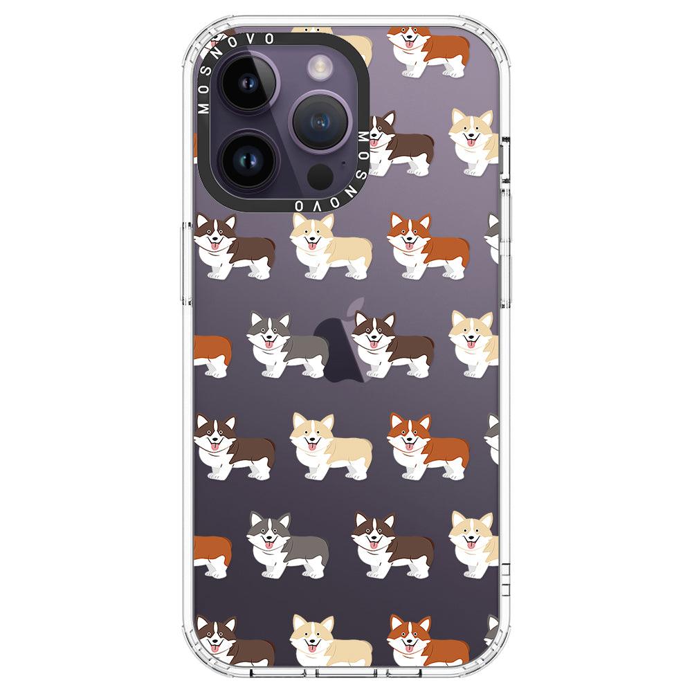 Cute Corgi Phone Case - iPhone 14 Pro Max Case - MOSNOVO