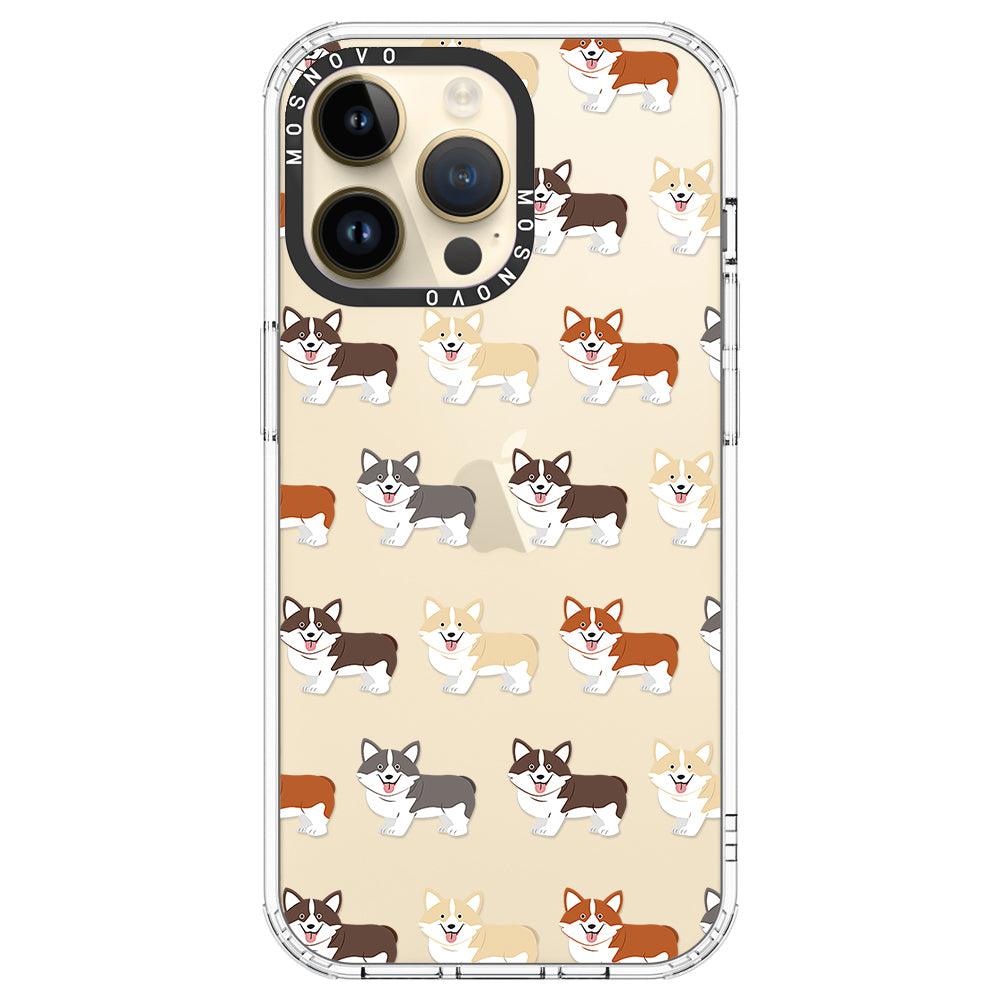 Cute Corgi Phone Case - iPhone 14 Pro Max Case - MOSNOVO