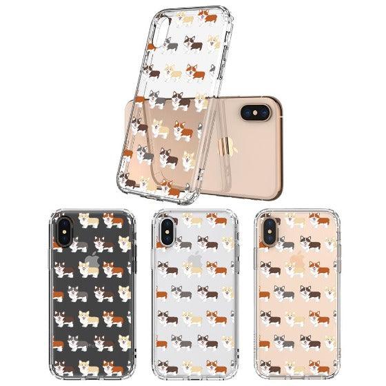 Cute Corgi Phone Case - iPhone X Case - MOSNOVO