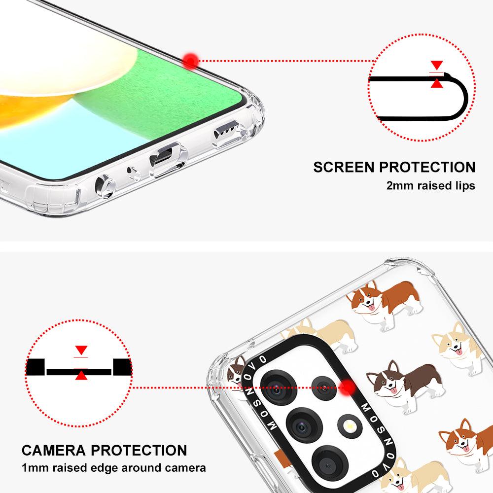 Adorable Corgi Phone Case - Samsung Galaxy A52 & A52s Case - MOSNOVO