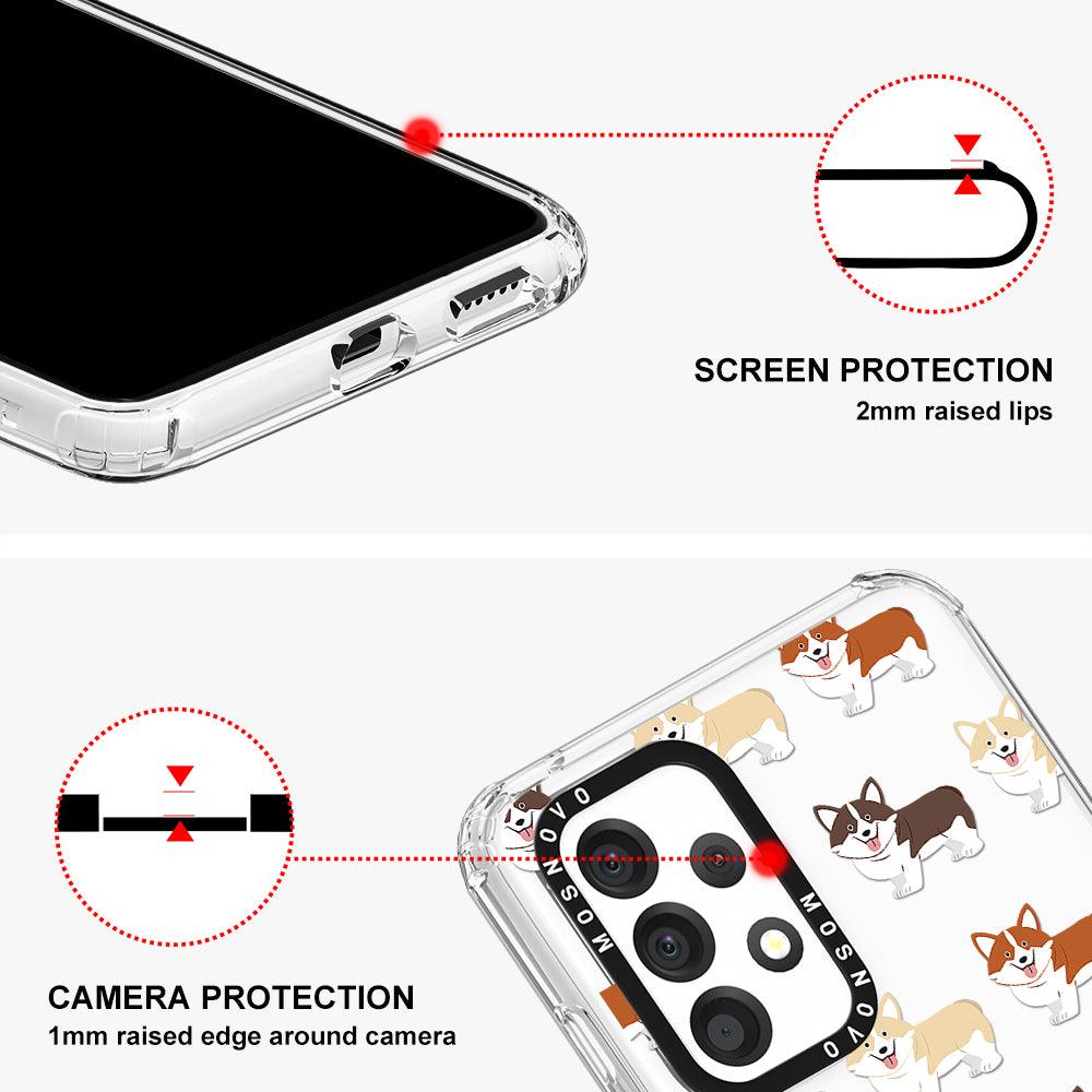 Adorable Corgi Phone Case - Samsung Galaxy A53 Case - MOSNOVO