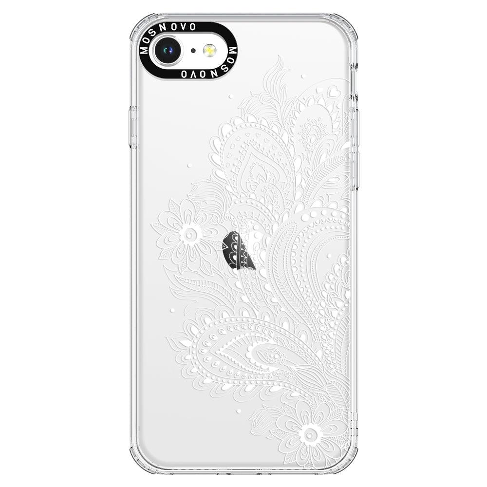 Aesthetic Flower Henna Phone Case - iPhone SE 2020 Case - MOSNOVO