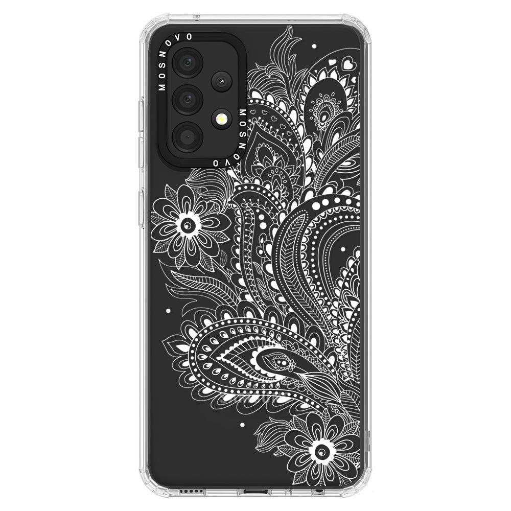 Aesthetic Flower Henna Phone Case - Samsung Galaxy A52 & A52s Case - MOSNOVO
