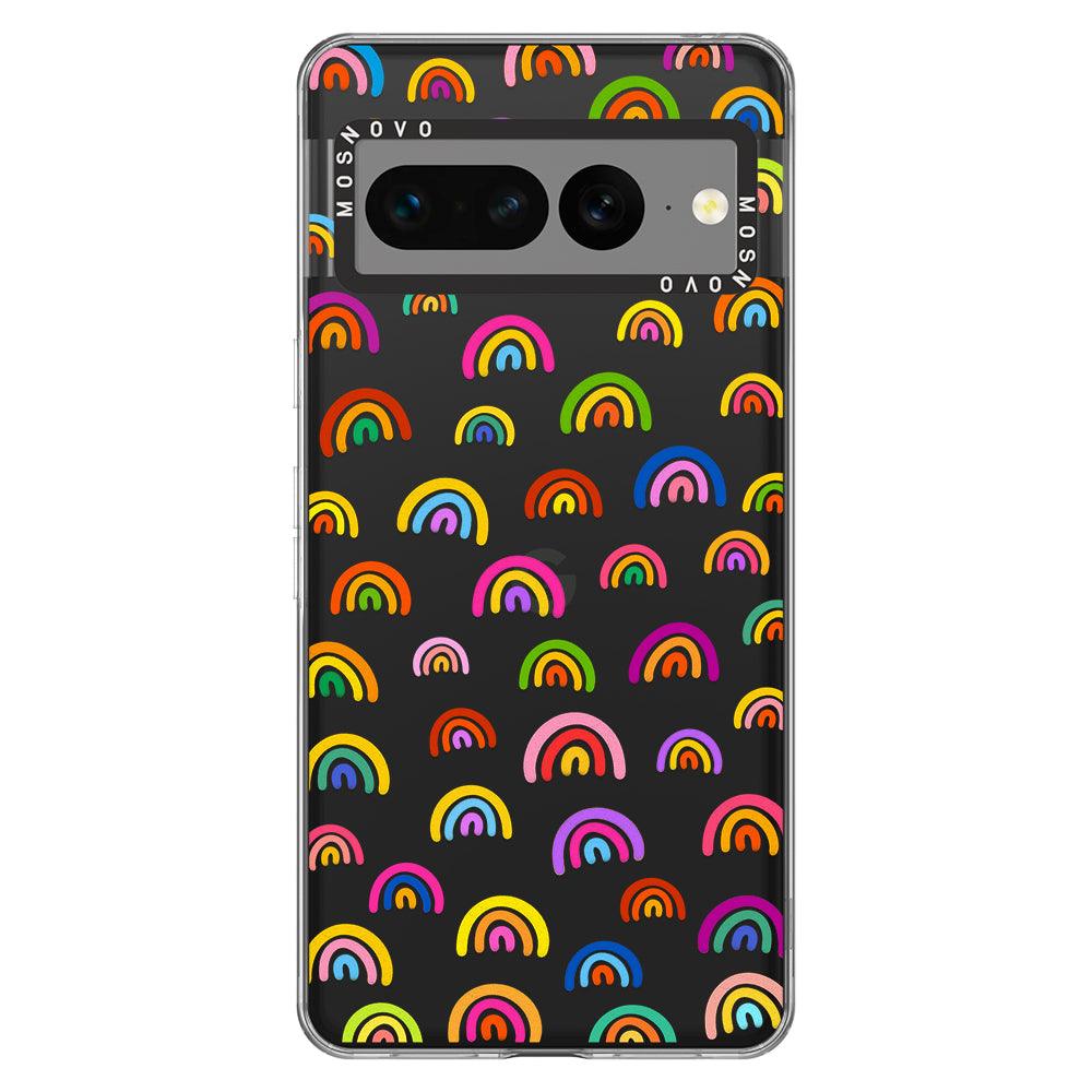 Aesthetic Rainbow Phone Case - Google Pixel 7 Pro Case - MOSNOVO