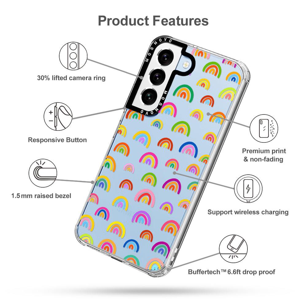 Aesthetic Rainbow Phone Case - Samsung Galaxy S22 Plus Case - MOSNOVO