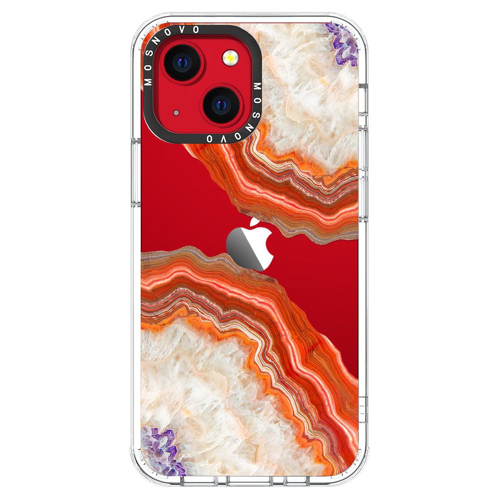 Agate Red Phone Case - iPhone 13 Case - MOSNOVO